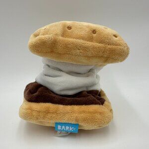 Bark Box Begging For Smore Squeaker Crinkle Plush Dog Toy